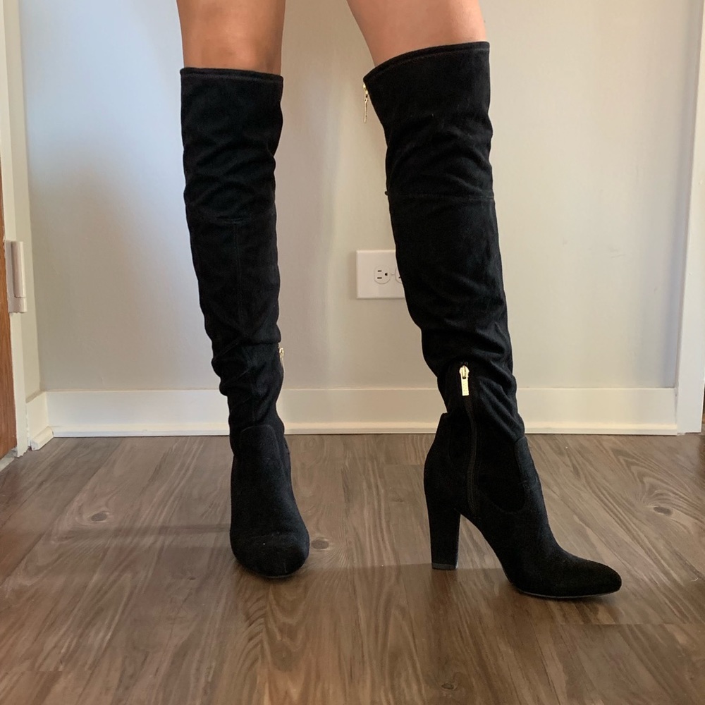 Suede Knee High Boots - Ivanka Trump Sarena
